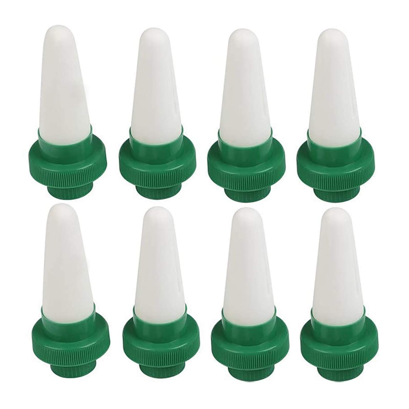 Vacation Plant Waterer, Set of 8 Ceramic Self Watering Cone Spikes, MyCreator Automatic Flower and Drip Irrigation Watering Stakes System for Indoor or Outdoor Use (8 Pack)