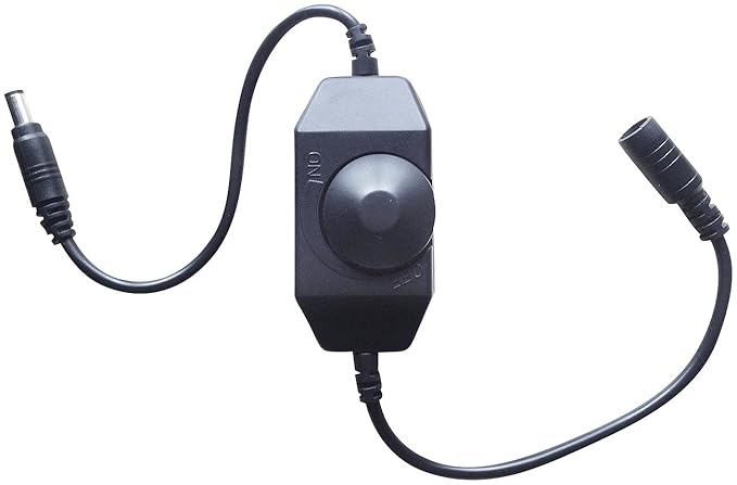 Lunartec Zubehör zu LED-Strips-Band: Manueller Dimmer für LED-Streifen Serie LE, schwarz (LED Lichterband)