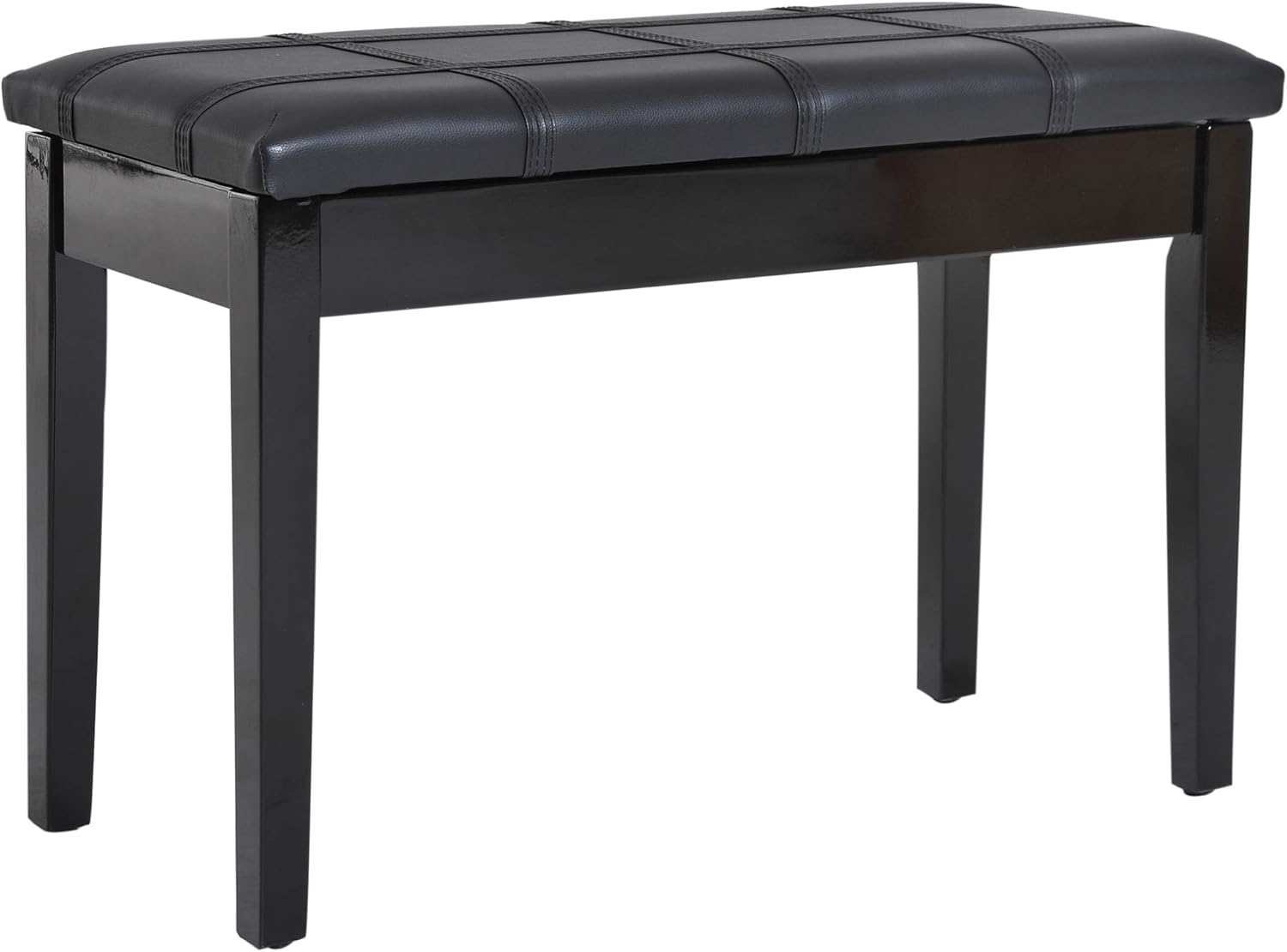 HOMCOM Taburete de Piano Banco Silla de Teclado con Espacio de