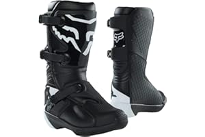 Fox Racing Youth Comp Motocross Dirt Bike Boots, Black, 5