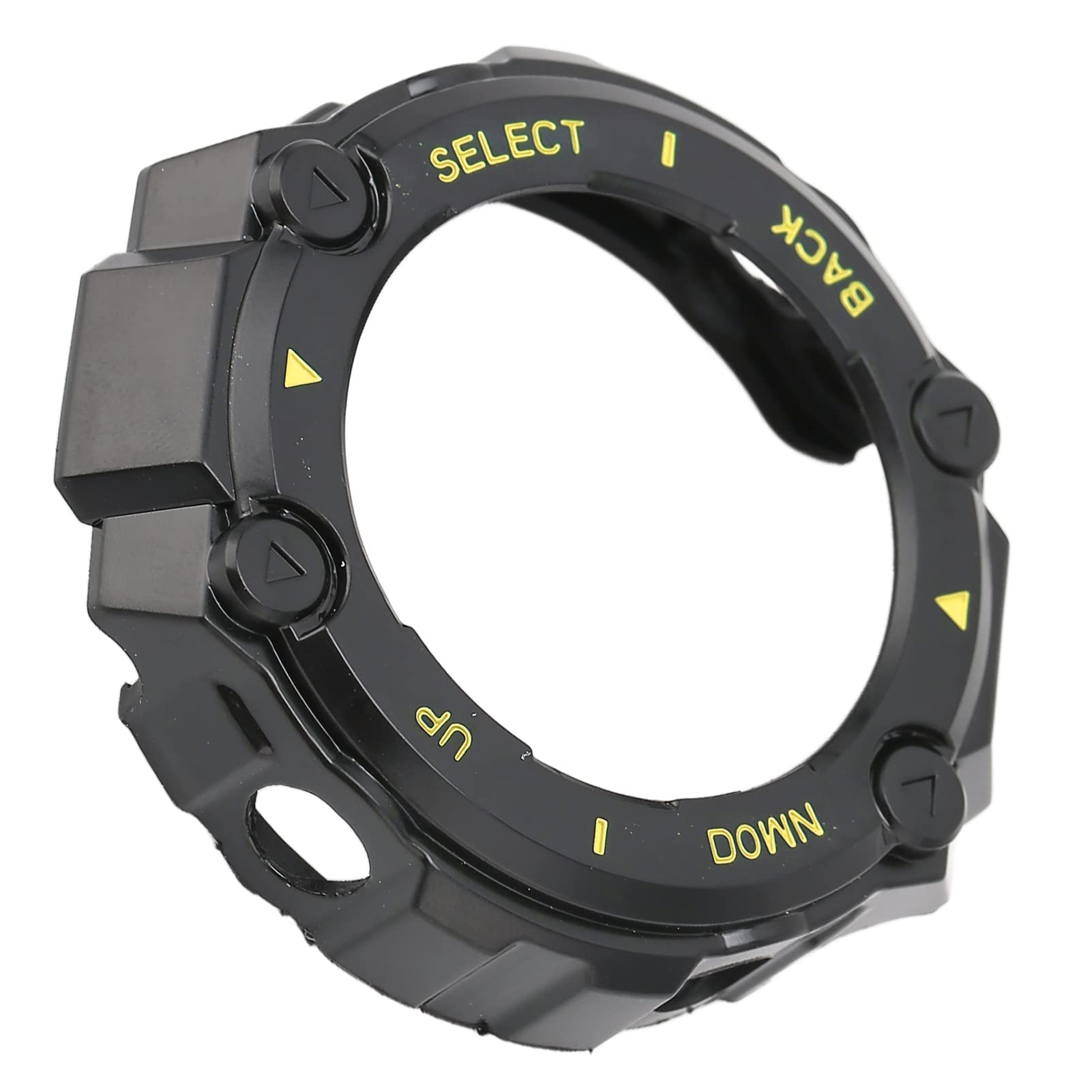 Sorandy Watch Edge Case Bumper Case for T-REX/T-REX PRO,Watch Edge Protector Cover, Watch Plastic Edge Case Cover, Bumper Protector(Black shell yellow word)