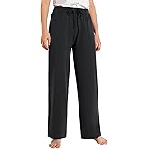 Latuza Women's Comfy Cotton Wide Leg Lounge Pants Loose Fit