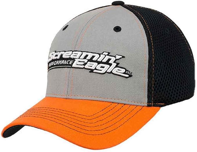 HarleyDavidson Men's Screamin' Eagle Pit Crew Flex Cap
