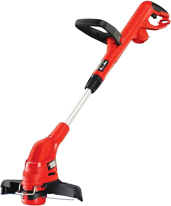 BLACK+DECKER Grass Trimmer with Swathe and AFS Dual Line System, 30 cm