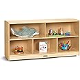 Jonti-Craft 0324JC Toddler Single Mobile Storage Unit Shelf - Kids Classroom Shelves