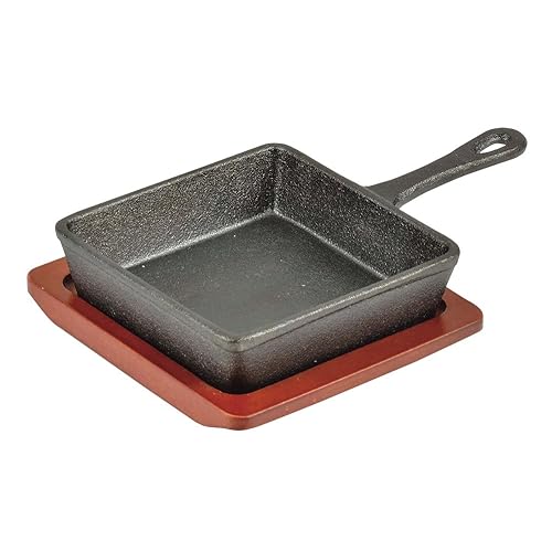 パール金属 スプラウト 鉄鋳物製角型スキレット