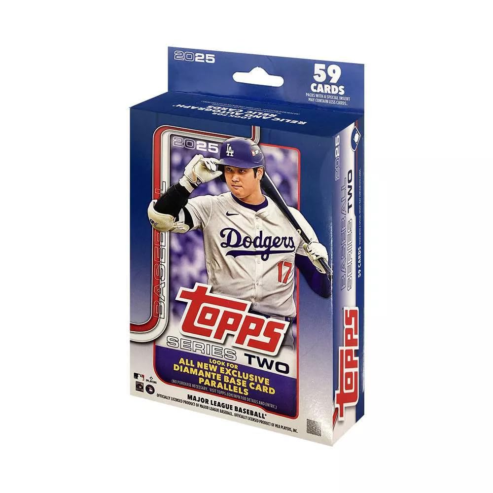 Photo 1 of 2025 Topps MLB Series Two Baseball Trading Card Hanger Box