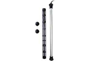 Finnex Titanium Aquarium Heater THU Series, Premium Nickel Coil, Large 19mm Tube, Heater Guard, 300 Watts
