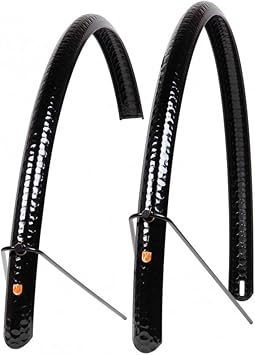 Velo Orange 700c Hammered Alloy Black 45mm Fender Set