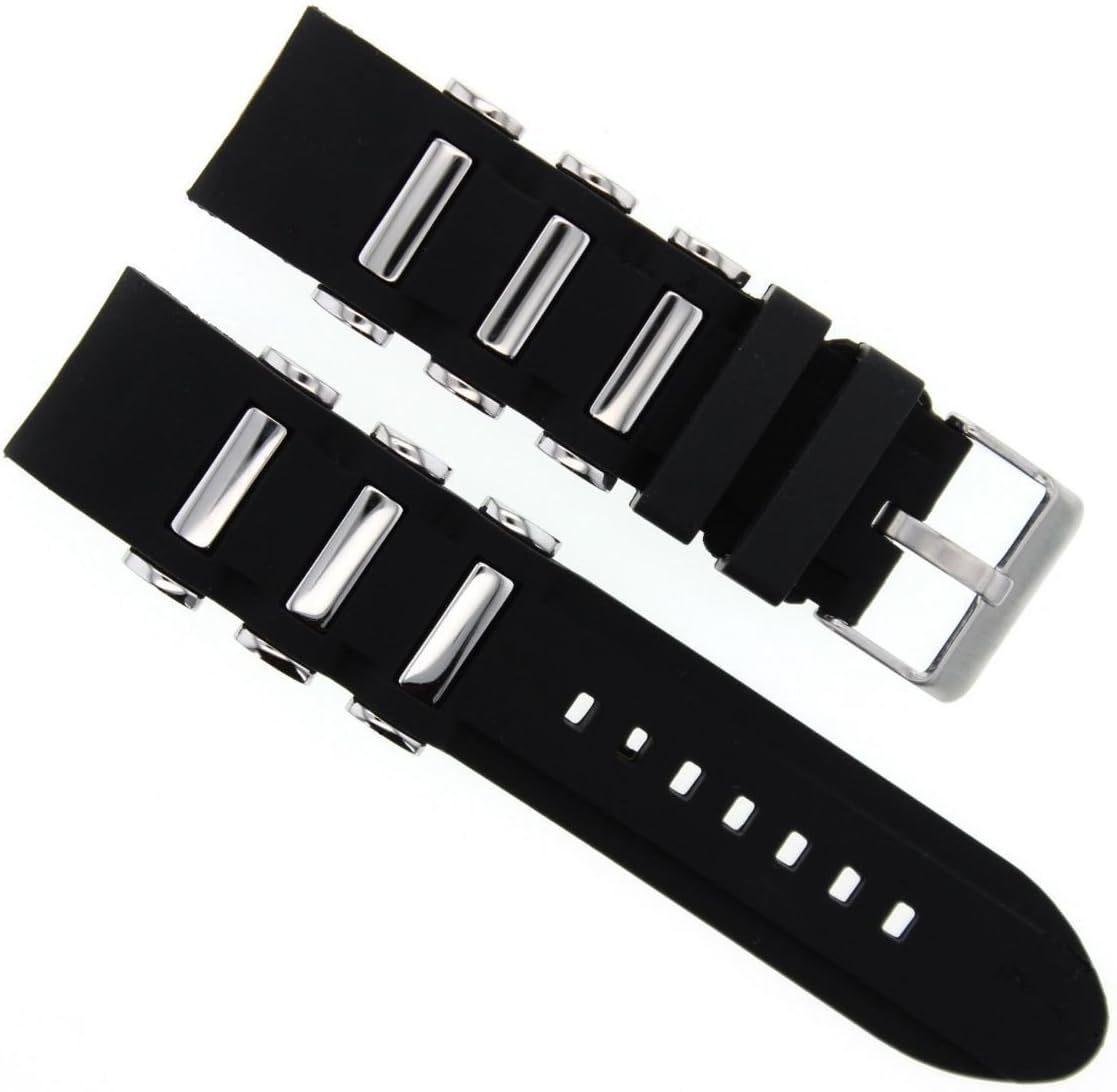 26 MM SILICONE RUBBER DIVER BAND STRAP