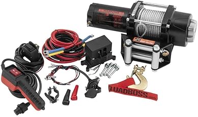Amazon.com: ATV Winches - Towing Products & Winches ... quadboss 2500lb winch wiring diagram 