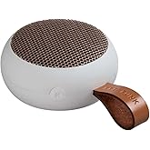 KREAFUNK aGO2 Portable Bluetooth Speaker, White, Water Resistant (IPX5) and Durable, Up to 25 Hours of Wireless Play, Voice Assistant, Stereo Sound, Wireless Speaker for Indoor and Outdoor