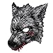 Halloween Werewolf Mask with Blood Stains for Party Costume Cosplay – Dark Gray