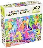 MasterPieces Glow in The Dark Singing Seahorses Large 300 Piece EZ Grip Jigsaw Puzzle by Michael Searle