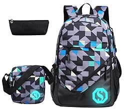 JiaYou Boy 20L Fashion School Bag Backpack with