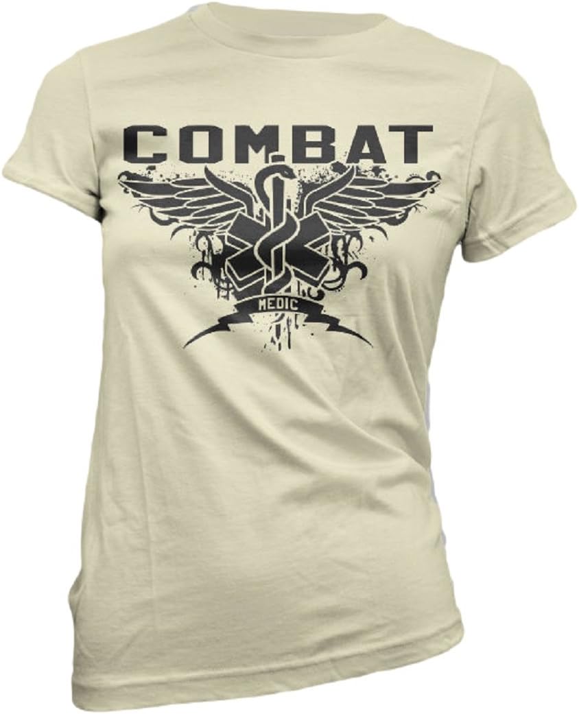 Combat Medic ACU Tan Ladies T