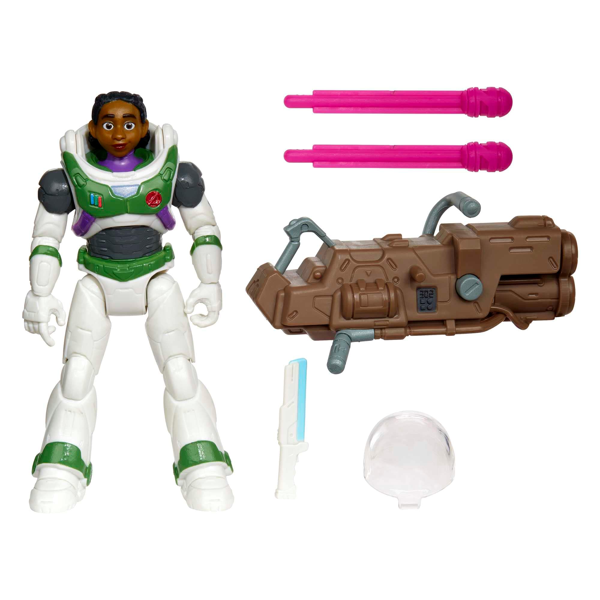 Disney Pixar Lightyear Mission Equipped Izzy Hawthorne Figure with Laser Blade Strike Action & Accessories, 12 Posable Joints, Toy 4 Years & Up