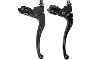 Anxingo 2Pcs 7/8" Left Right Clutch Brake Handle Replacement for Honda XR50 XR70 XR80 XR100 XR200 XR200R CRF70 CRF80 CRF100 B