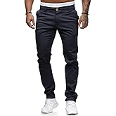 HUNGSON Men Skinny Slim Fit Casual Jeans Dyeing Stretch Straight Fashion Denim Pants