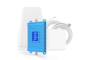 SUBROAD Subraod Cell Phone Signal Booster for Home 5,000 sq ft with Outdoor/Indoor Antennas Extend Phone Battery Life Cell Phone Booster Boosts 5G 4G LTE 3G for Verizon AT&T and All US Carriers,FCC Approved