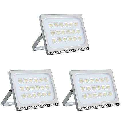 3 Stücke 100W kaltweiß Led Strahler, Industriestrahler, Shinning-Star Fluter, Wandstrahler außen und innen, Scheinwerfer, Str