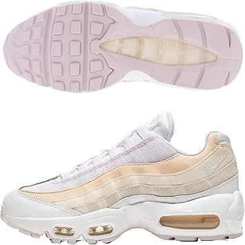 Amazon Co Jp ナイキ Nike エア マックス 95 レディース シューズ 23 0cm Wmns Air Max 95 スニーカー 国内正規品 Cj0624 100 ライトバイオレット スポーツ アウトドア