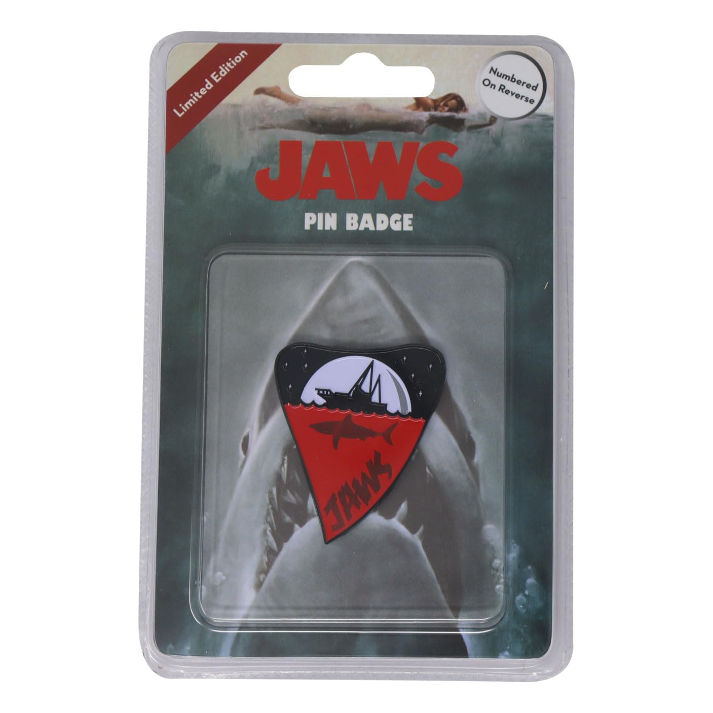 Fanattik Pin Badge-Jaws Poster 575B956515