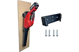 TIER 1 3D PRINTS Wall Mount for Milwaukee M18 Blower (3017-20, 3017-21) – Heavy-Duty ABS Holder, Space-Saving Organizer, Includes Mounting Hardware, Fits Milwaukee Fuel Leaf Blower - Made in USA