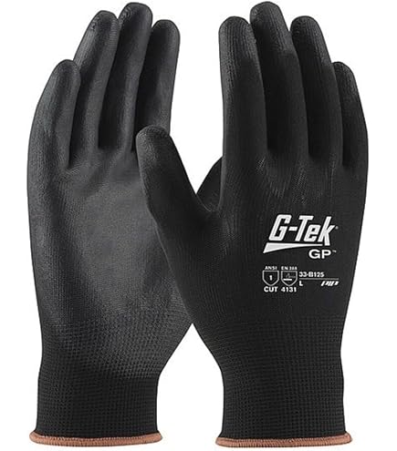 G-Tek 33-B125/XL ONX Seamless Knit Nylon Gloves with Polyurethane