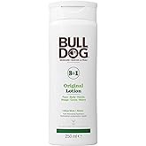 Bulldog 3 in 1 Original Face, Body & Hand Lotion for Men, with Aloe Vera, for Normal to Dry Skin, Men's Skincare, Non-Greasy