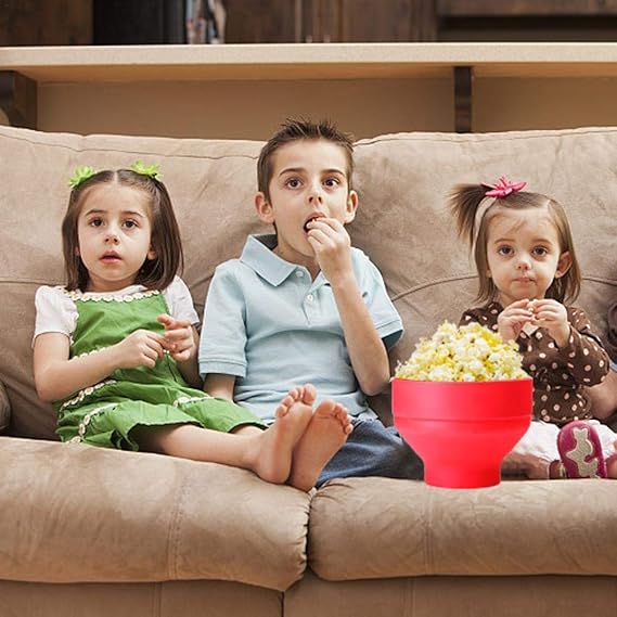 Campinery Cuenco Palomitas Silicona, Palomitero para Microondas ...