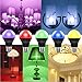 Party Bulb LED,Color Changing Light Bulb,LETO Bluetooth Colored LIght Bulb - Magic Light Bulb -Work with Android Phone, iPhone, iPad,and Tablet,play bulb,led christmas lights -7.5W