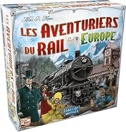 Asmodee - AVE02 - Jeu de Stratégie - Les Aventuriers du Rail Europe