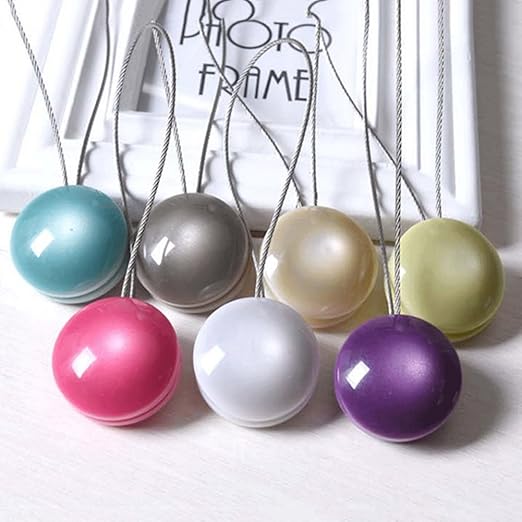 cortinas con cuentas de perlas