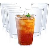 HIGIINC 32 OZ Large Plastic Cups Reusable,Shatterproof Drinking Glasses, Stackable Glasses Drinking Set, Plastic Cups for Kitchen,Poolside,Party, House,BPA-Free,Dishwasher Safe,Sets of 6
