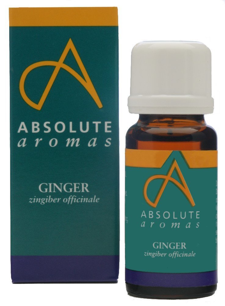 Absolute Aromas Ginger Essential Oil 10ml - Pure, Natural, Undiluted and Cruelty Free — image 1