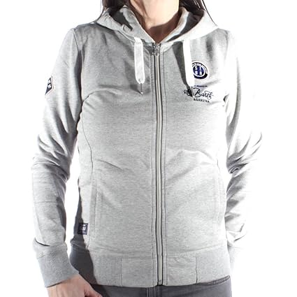 Gaastra Damenjacke Brinda Hoodie St. Barth Gr. XS 100 M36500273 Moonbeam Grau W006 Damen Sweatjacke
