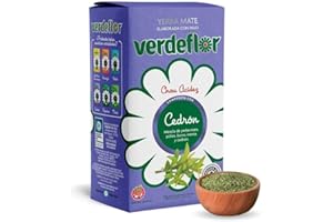 Verdeflor Yerba Mate Tea Lemon Verbena Goats Rue & Mint Infused 500g, 1.1LBS| Unsmoked Loose Leaf Clean Natural Energy Drink | Jitter Free | Enjoy With Yerba Mate Gourd and Bombilla | Made In Argentina