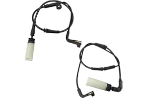 PXASU 34356789492 + 34356789493 Front and Rear Brake Pads Wear Sensor Kit for BMW 525i 525Xi 528i 528Xi 530i 530Xi 535i 545i 550i 645Ci 650i M5 M6 Replacement Brake Wheels Pad Sensor,Set of 2