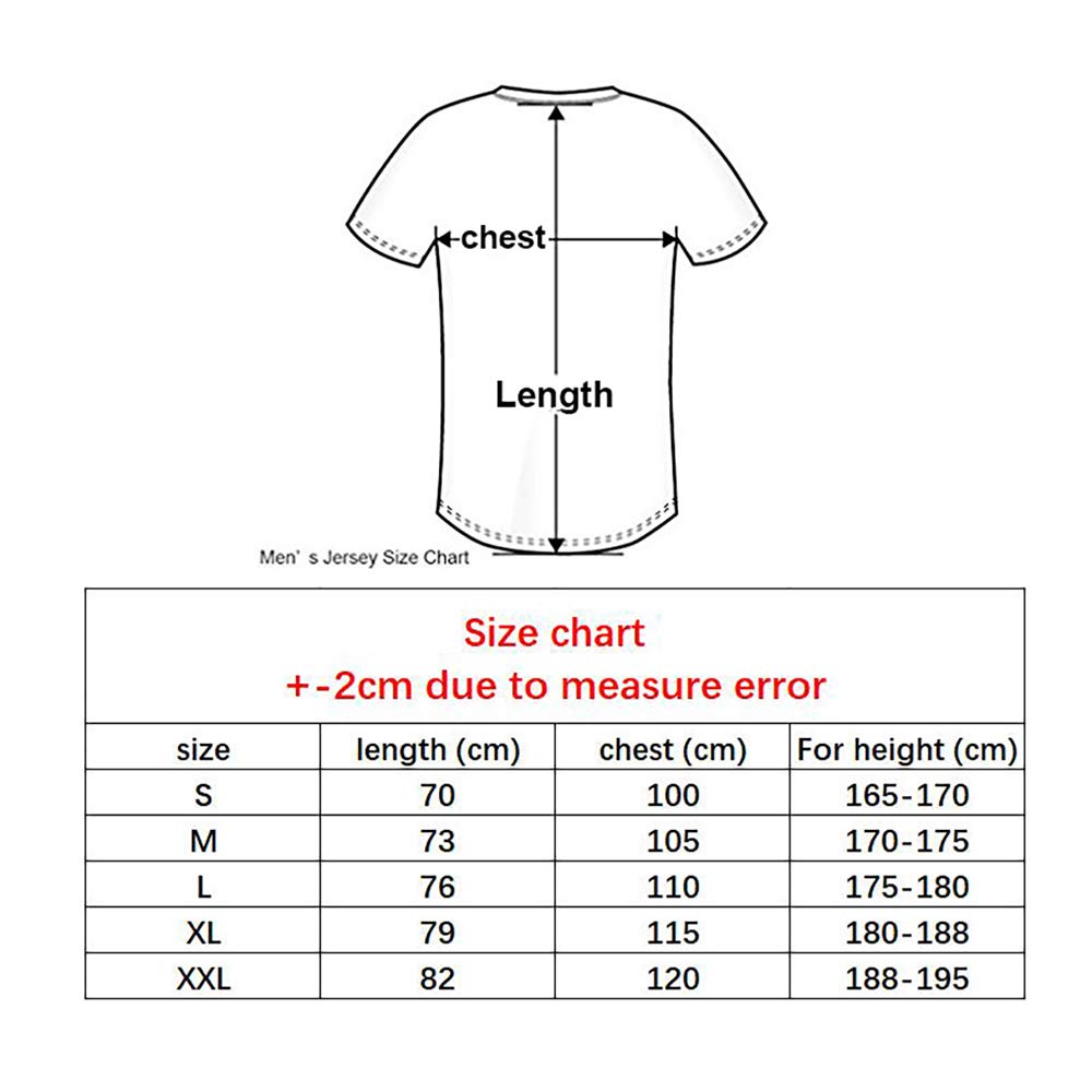 liverpool jersey size chart