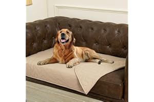 Ameritex 100% Waterproof Dog Bed Blankets Double Sided Dog Couch Cover Knurling Pattern pet Bed Cover Reversible Furniture Couch Sofa Car for Puppy Kids