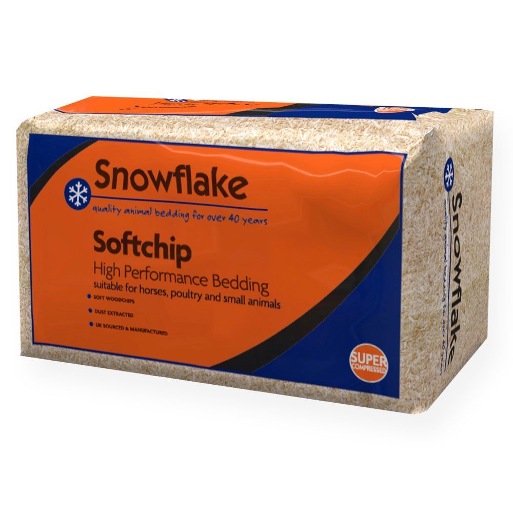 Snowflake Softchip Horse Bedding Bale Approximately 20 Killograms