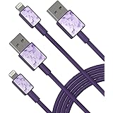 iFory Lightning Cable, iPhone Charger [Apple MFi Certified / 3ft 2 Pack/Dark Purple] Fast Charging Cord Compatible with iPhon