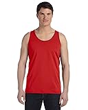 Bella Canvas Unisex Jersey Tank L RED