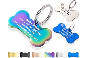 Dogs Cats ID Tags Personalized Lovely Symbols Pets Collar Name Accessories Simple Custom Engraved Products