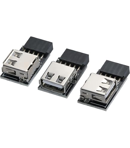 NFHK USB 2.0 Adapterkabel – 9-polig/10-polig Mainboard Auf USB-C, 50 Cm, Für Mini-Monitor, Sensoren & Kameras