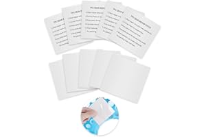 CICITOYWO 5 Pieces Self-Adhesive TPU Pool Patch Repair Kit Vinyl Inflatable Pool Patches for Swimming Pools, Inflatable Boats, Air Mattresses, Bounce Houses, Tent, Canvas, Inflatable Toys