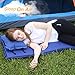Redcamp Backpacking Sleeping Pad for Camping, XL Lightweight Folding Self Inflating Air Mattress,Air Pad Sleeping,Blue79