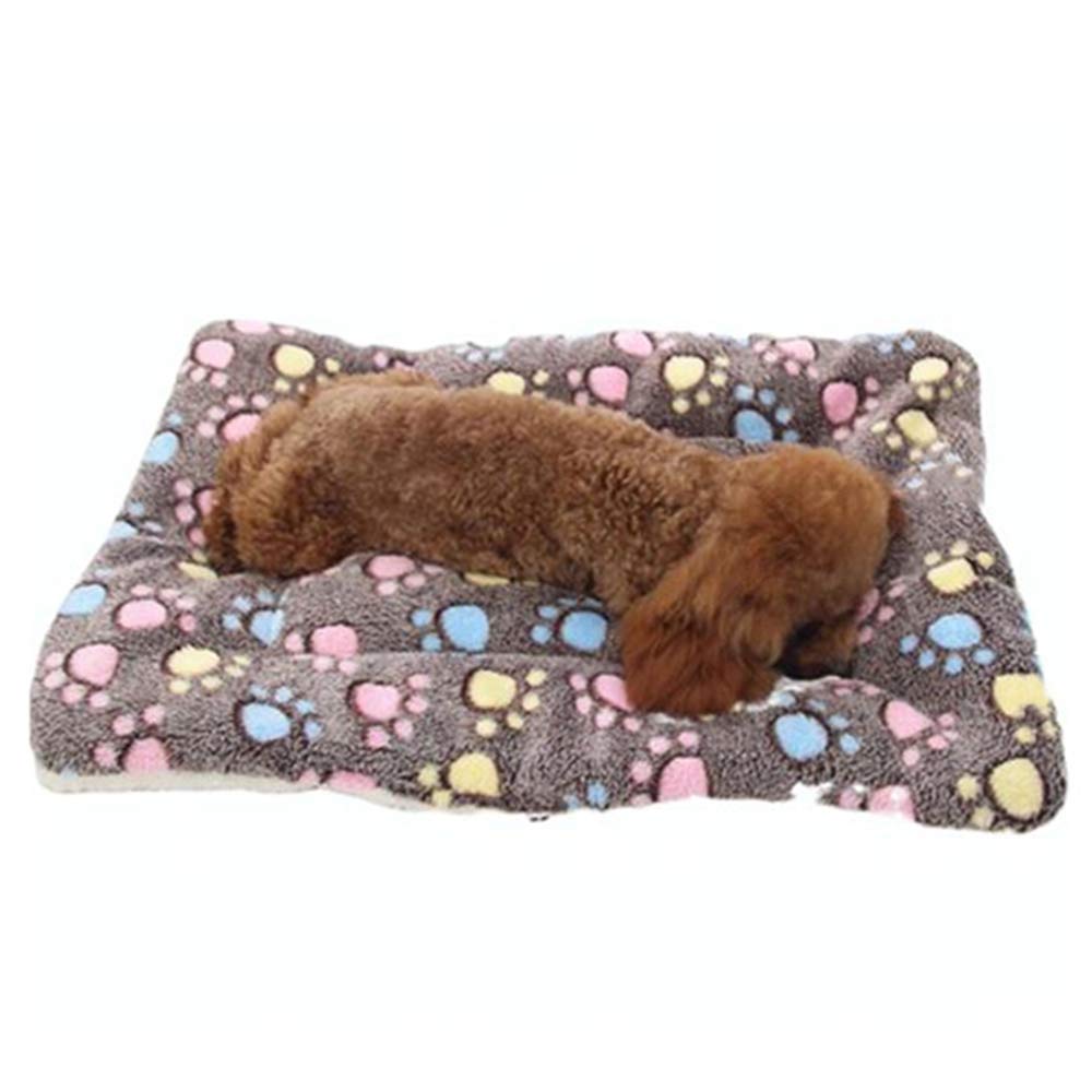 Vejaoo Dog Bed Mattress Multipurpose Machine Washable Puppy Mat Cushions for Small/Medium/Large Dogs and Cat Cages XZ006 (89 * 68 CM, Coffee)