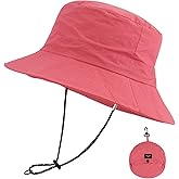 Sun Hat for Men Women Wide Brim UPF 50+ Fishing & Bucket Hat Waterproof Foldable Beach Sun Hat for Hiking Camping Safari